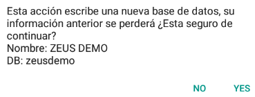 Mensaje de confirmación de descarga