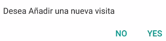 Confirmación de nueva visita